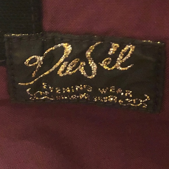 Vintage unique burgundy jacket sz s - Picture 7 of 7